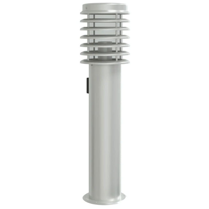 Lampa de exterior cu priză Argintiu 60 cm Oțel inoxidabil