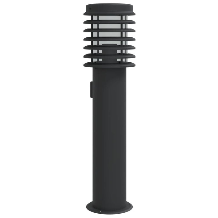 Lampa de exterior cu priza Negru 60 cm Otel inoxidabil