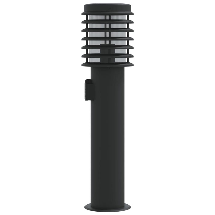 Lampa de exterior cu priza Negru 60 cm Otel inoxidabil