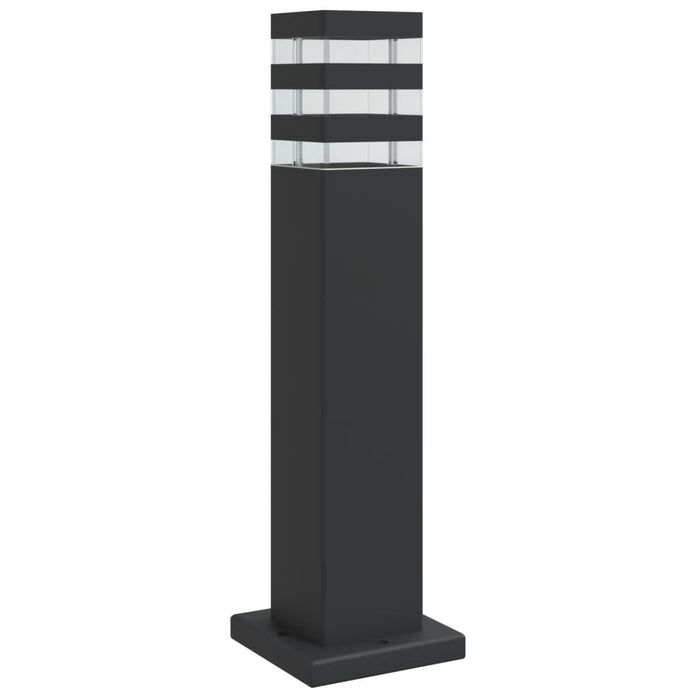 Lampa de exterior Negru 50 cm Aluminiu