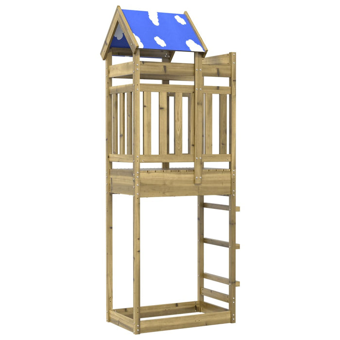 Play Tower 85x52.5x239 cm Impregnated Wood Pine