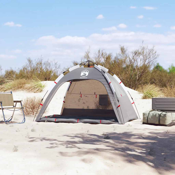 Beach Tent 2-Person Grey Quick Release Waterproof