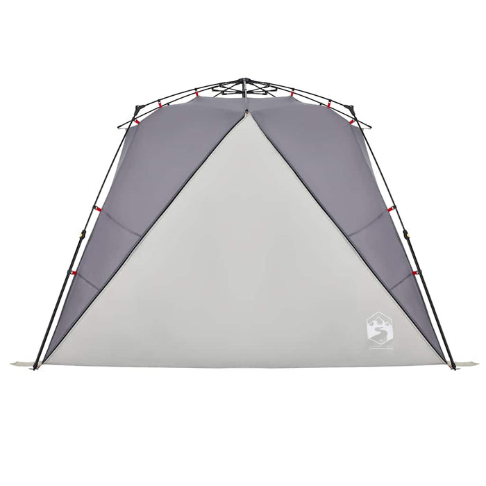 Beach Tent 4-Person Grey Quick Release Waterproof