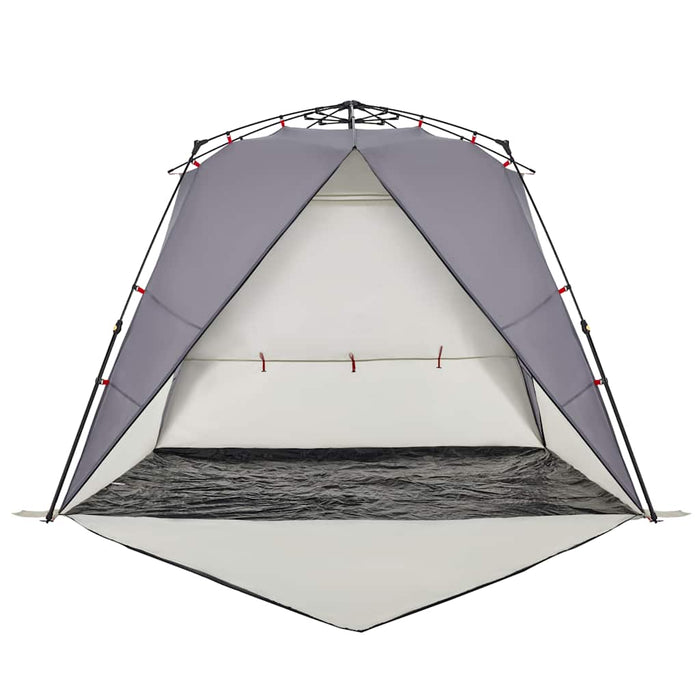 Beach Tent 4-Person Grey Quick Release Waterproof