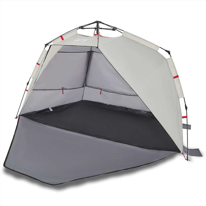 Beach Tent 3-Person Grey Quick Release Waterproof