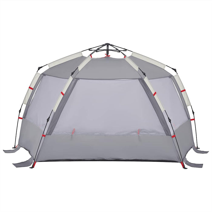 Beach Tent 3-Person Grey Quick Release Waterproof