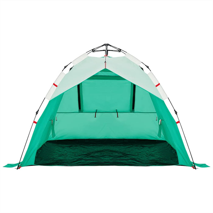 Beach Tent 3-Person Sea Green Quick Release Waterproof