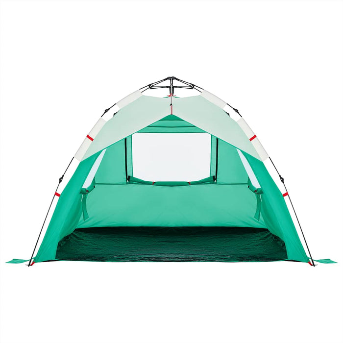 Beach Tent 3-Person Sea Green Quick Release Waterproof