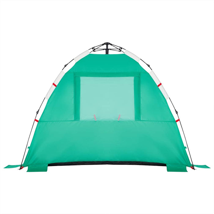 Beach Tent 3-Person Sea Green Quick Release Waterproof