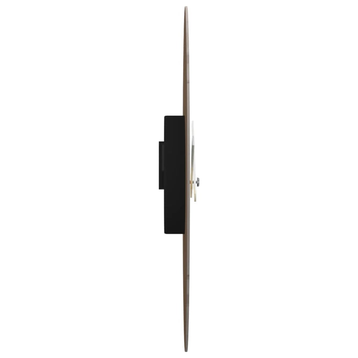 Wall Clock Yellow and Black Ø30 cm Engineered Wood