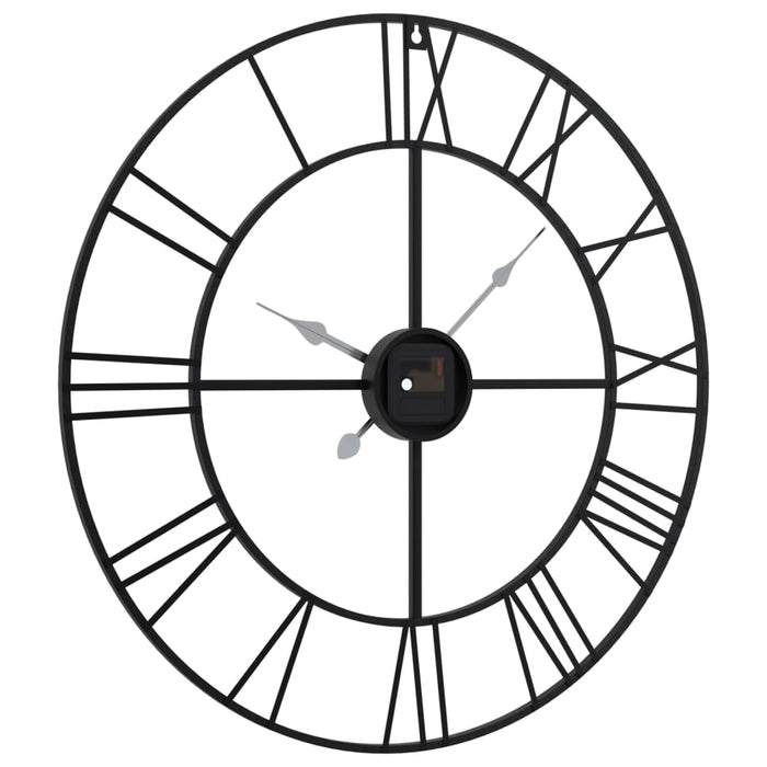 Wall Clock Black Ø50 cm Iron