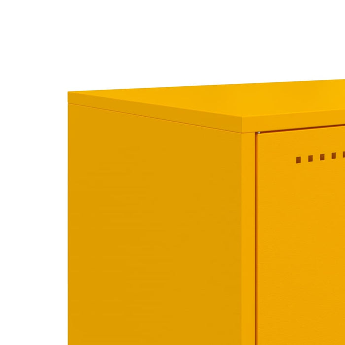 TV Cabinet Mustard Yellow 68.5x39x60.5 cm Steel