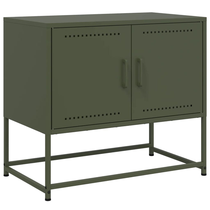 TV Cabinet Olive Green 68.5x39x60.5 cm Steel