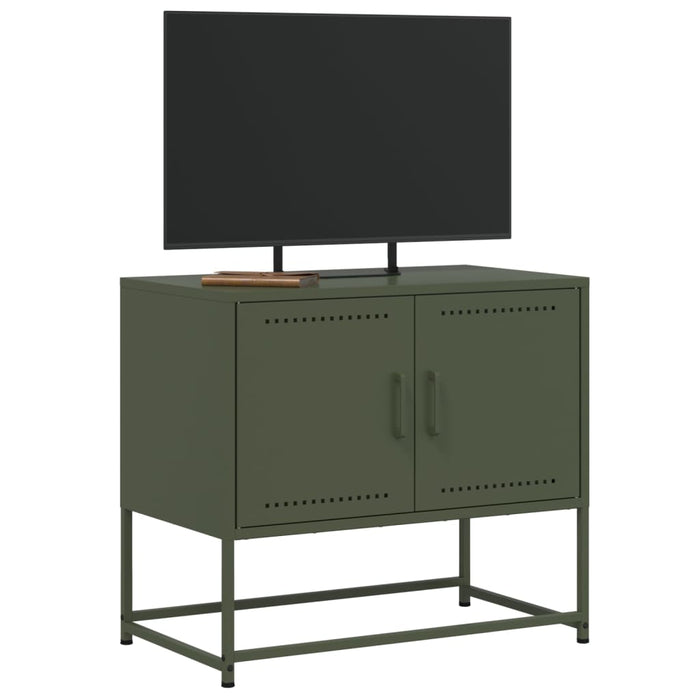 TV Cabinet Olive Green 68.5x39x60.5 cm Steel