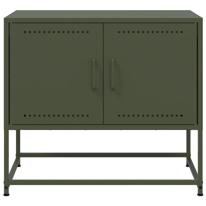 TV Cabinet Olive Green 68.5x39x60.5 cm Steel