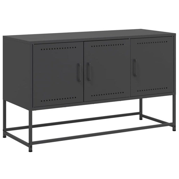 TV Cabinet Black 100.5x39x60.5 cm Steel