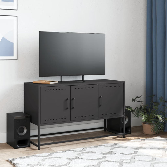 TV Cabinet Black 100.5x39x60.5 cm Steel