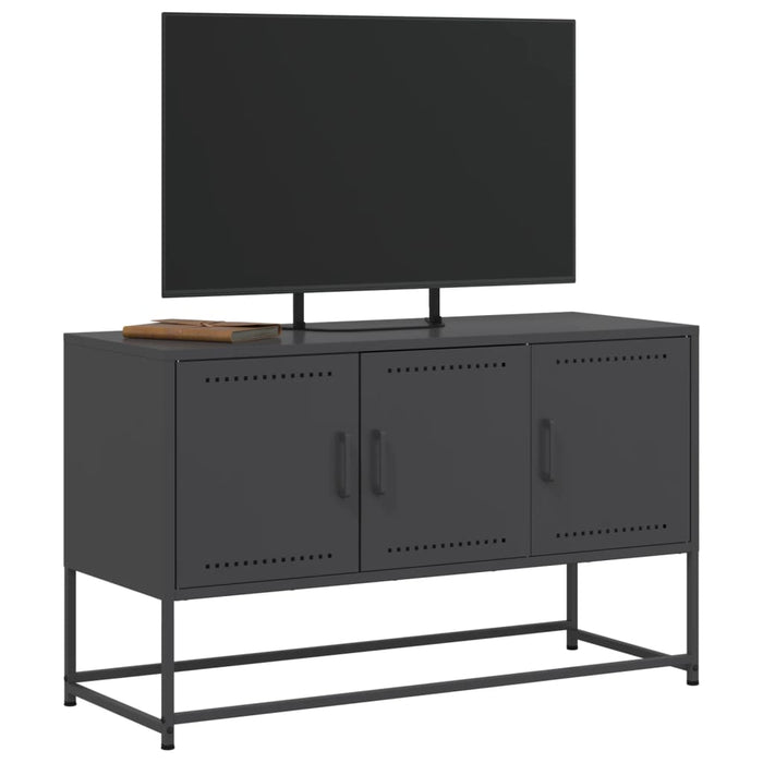 TV Cabinet Black 100.5x39x60.5 cm Steel