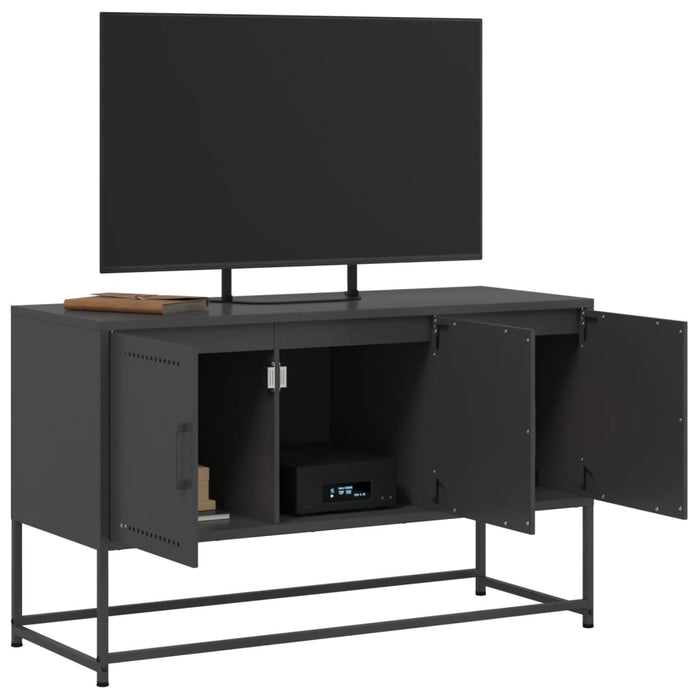 TV Cabinet Black 100.5x39x60.5 cm Steel