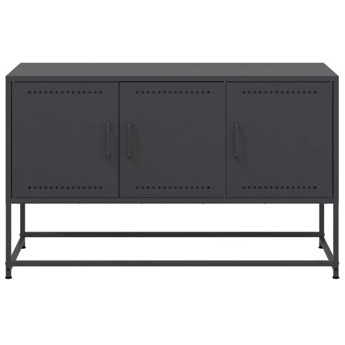 TV Cabinet Black 100.5x39x60.5 cm Steel