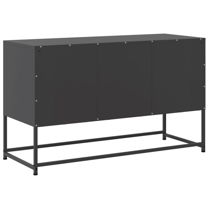 TV Cabinet Black 100.5x39x60.5 cm Steel