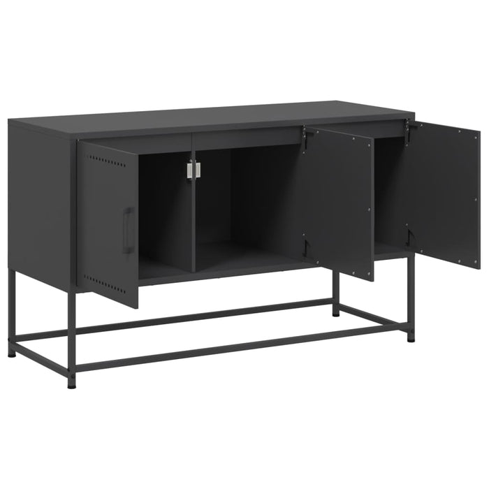 TV Cabinet Black 100.5x39x60.5 cm Steel