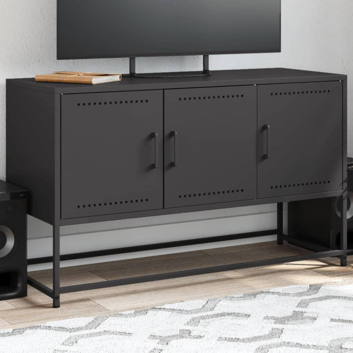 TV Cabinet Black 100.5x39x60.5 cm Steel