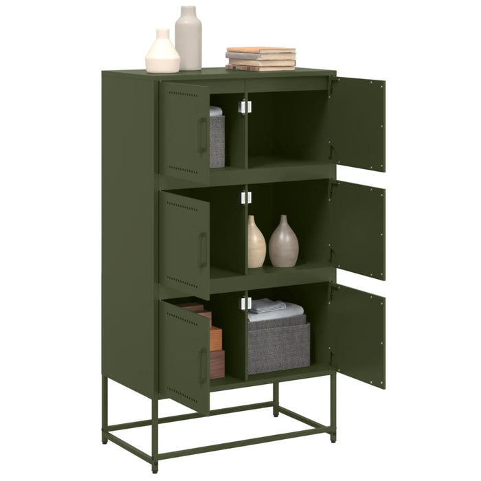 Бюфет Olive Green 68.5x38.5x123.5 см Стомана