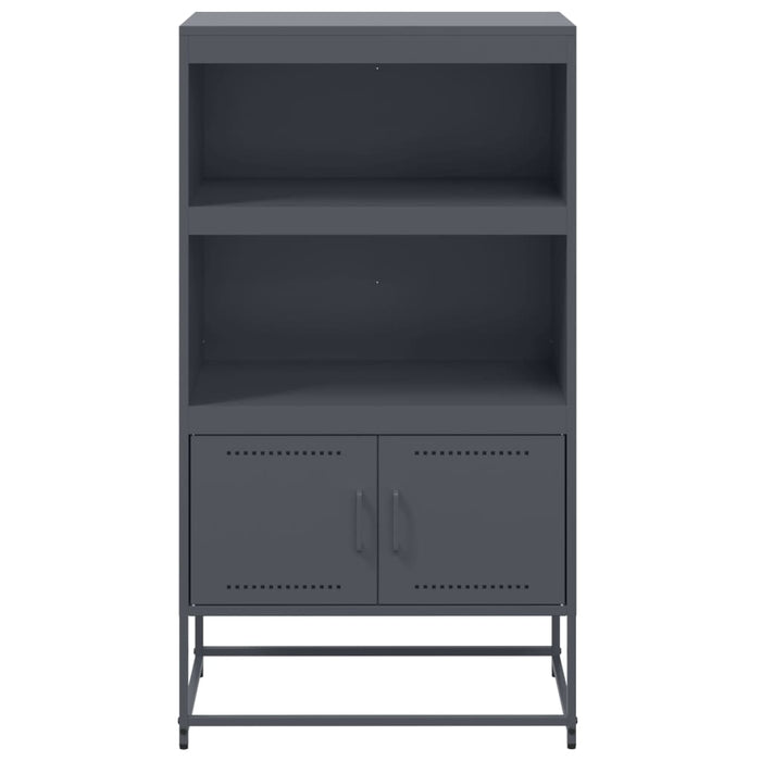 Highboard Anthracite 68.5x38.5x123.5 cm Steel