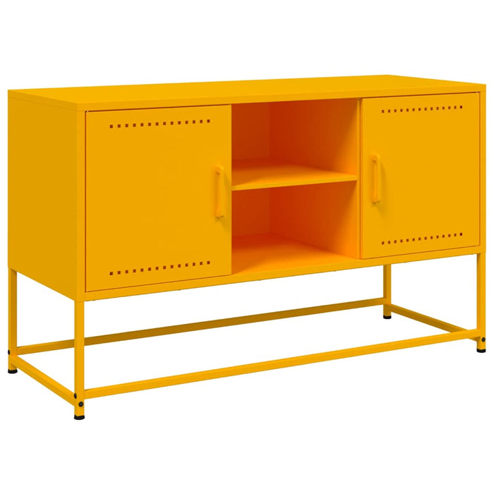 TV Cabinet Mustard Yellow 100.5x39x60.5 cm Steel