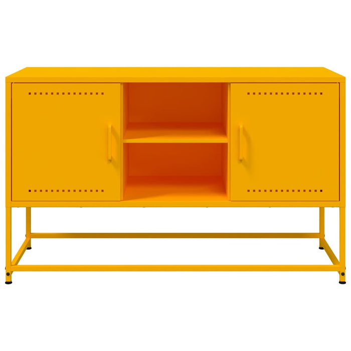 TV Cabinet Mustard Yellow 100.5x39x60.5 cm Steel