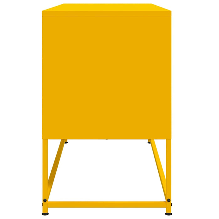 TV Cabinet Mustard Yellow 100.5x39x60.5 cm Steel