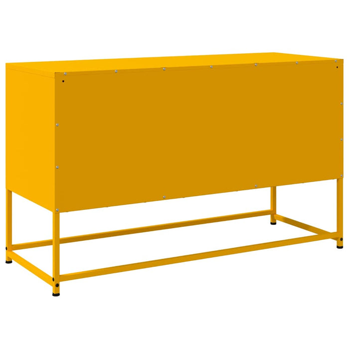 TV Cabinet Mustard Yellow 100.5x39x60.5 cm Steel