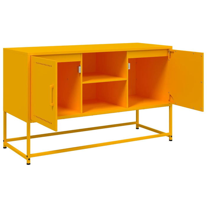 TV Cabinet Mustard Yellow 100.5x39x60.5 cm Steel