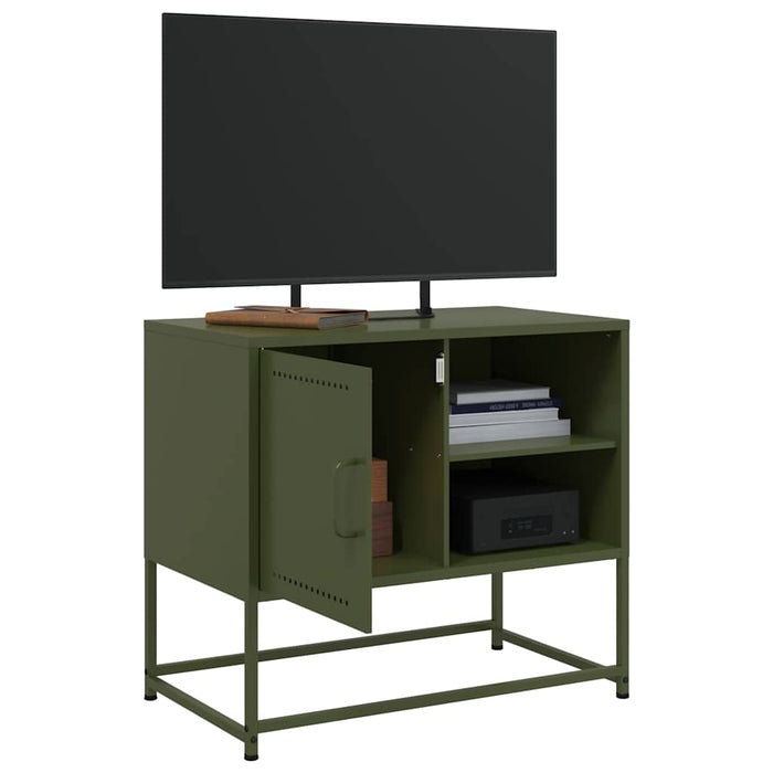 TV Cabinet Olive Green 68x39x60.5 cm Steel