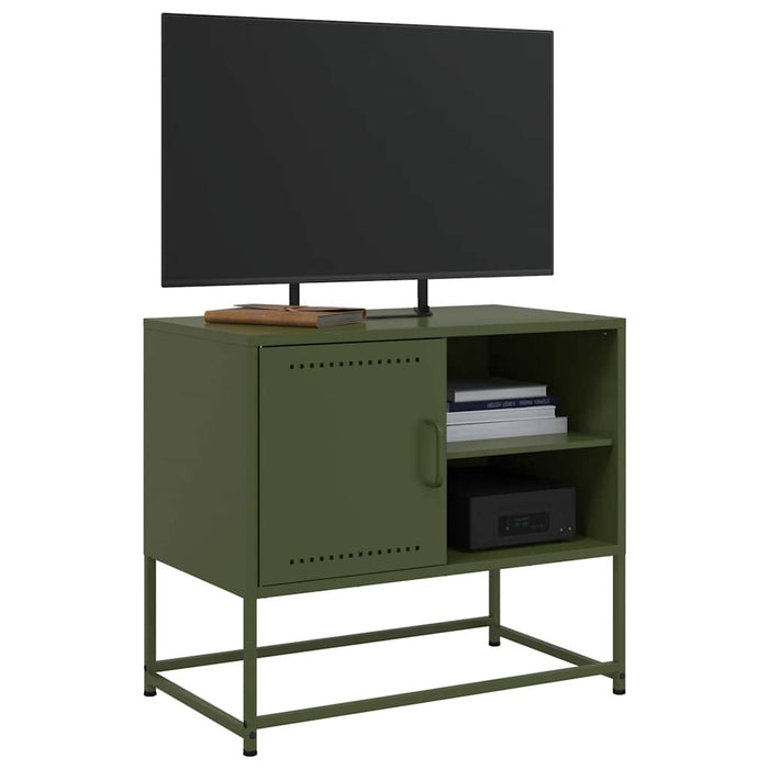 TV Cabinet Olive Green 68x39x60.5 cm Steel