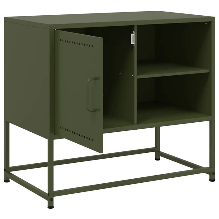 TV Cabinet Olive Green 68x39x60.5 cm Steel