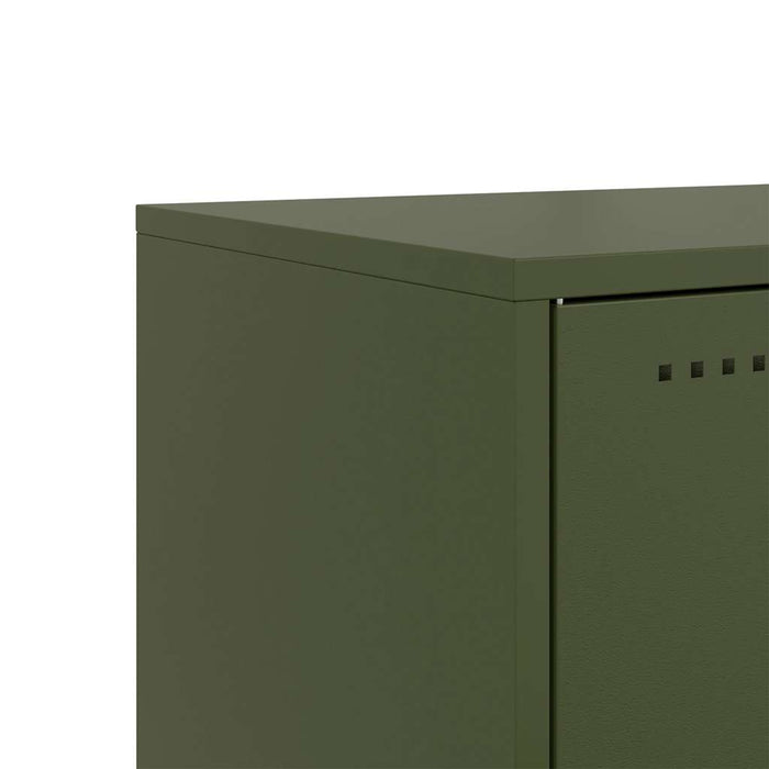 TV Cabinet Olive Green 68x39x60.5 cm Steel