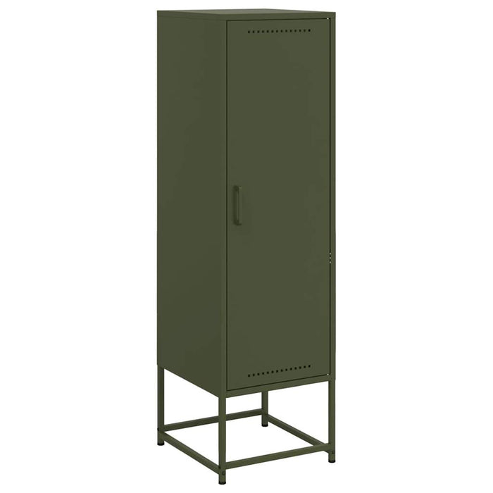 Highboard Olive Green 36x39x123 cm Steel