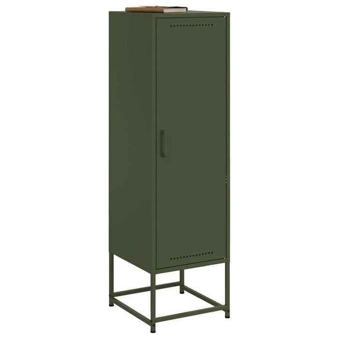 Highboard Olive Green 36x39x123 cm Steel