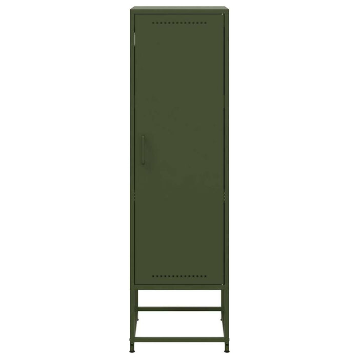 Highboard Olive Green 36x39x123 cm Steel