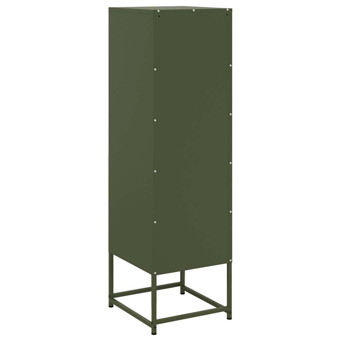 Highboard Olive Green 36x39x123 cm Steel