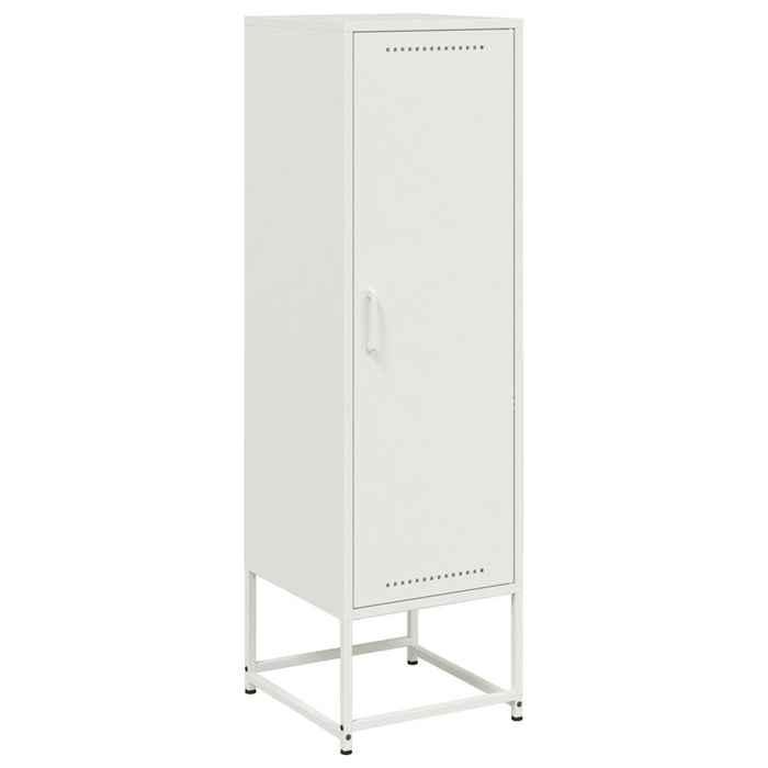 Highboard White 36x39x123 cm Steel