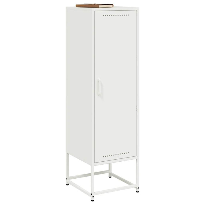 Highboard White 36x39x123 cm Steel