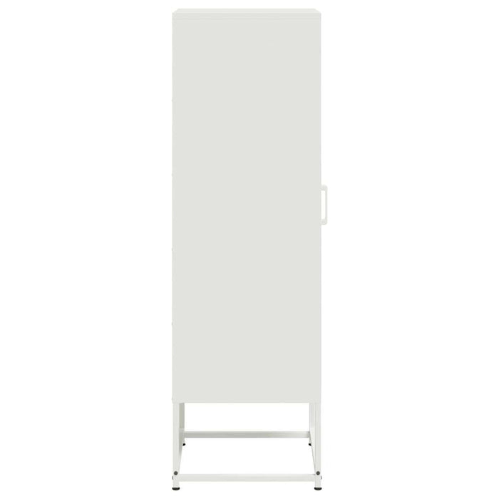 Highboard White 36x39x123 cm Steel