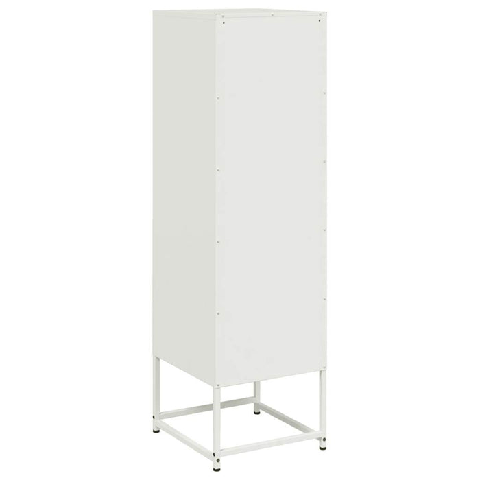 Highboard White 36x39x123 cm Steel