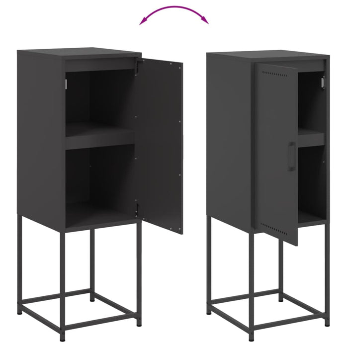 Highboard Black 36x39x107 см стомана