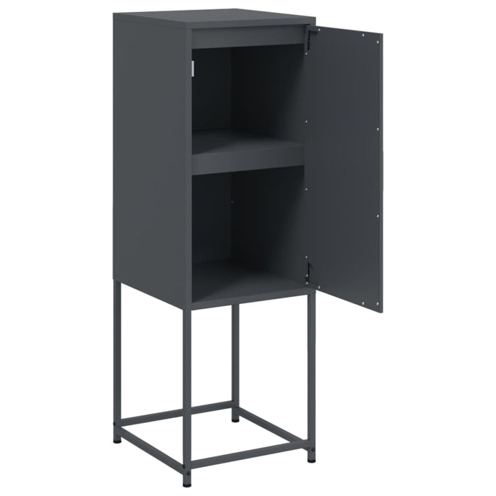 Highboard Anthracite 36x39x107 cm Steel