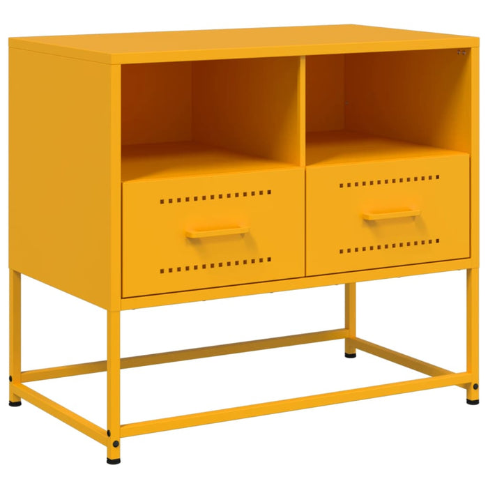 TV Cabinet Mustard Yellow 68x39x60.5 cm Steel