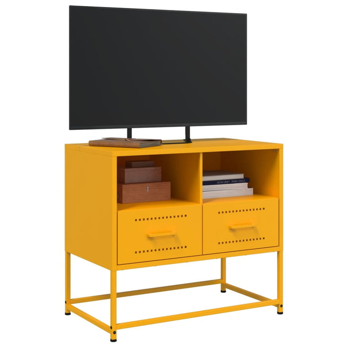 TV Cabinet Mustard Yellow 68x39x60.5 cm Steel